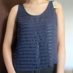 Ann Taylor Sequins Tank Top
